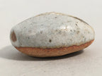 Japanese Ceramic Chopstick Rest Holder Vtg Pottery Round Gray Green CR197