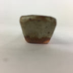 Japanese Ceramic Chopstick Rest Holder Vtg Rectangle White Brown Hashioki CR229