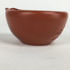 Japanese Ceramic Cooling Vessel Vtg Red Tea Ceremony Yusamashi Yuzamashi PP535