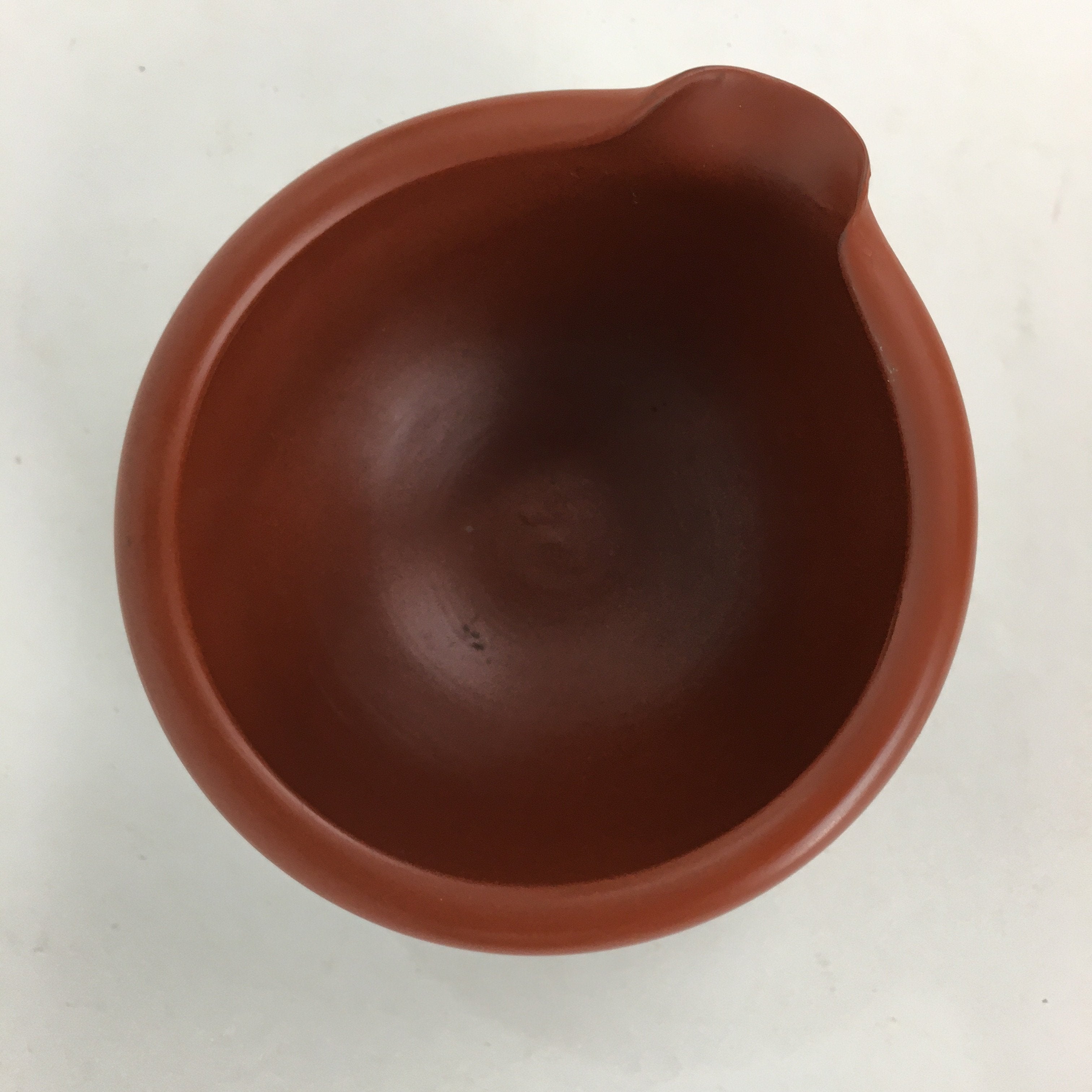 Japanese Ceramic Cooling Vessel Vtg Red Tea Ceremony Yusamashi Yuzamashi PP535