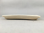 Japanese Ceramic Display Plate Vtg Square Riverside Leaf Outdoor Bath PX508
