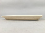Japanese Ceramic Display Plate Vtg Square Riverside Leaf Outdoor Bath PX508