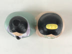 Japanese Ceramic Doll Vtg Figurine Hina Doll Prince Princess Okimono KF582