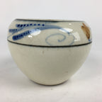 Japanese Ceramic Flower Pot Cover Vtg Pottery House Plant Round Shape PP882