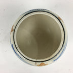 Japanese Ceramic Flower Pot Cover Vtg Pottery House Plant Round Shape PP882