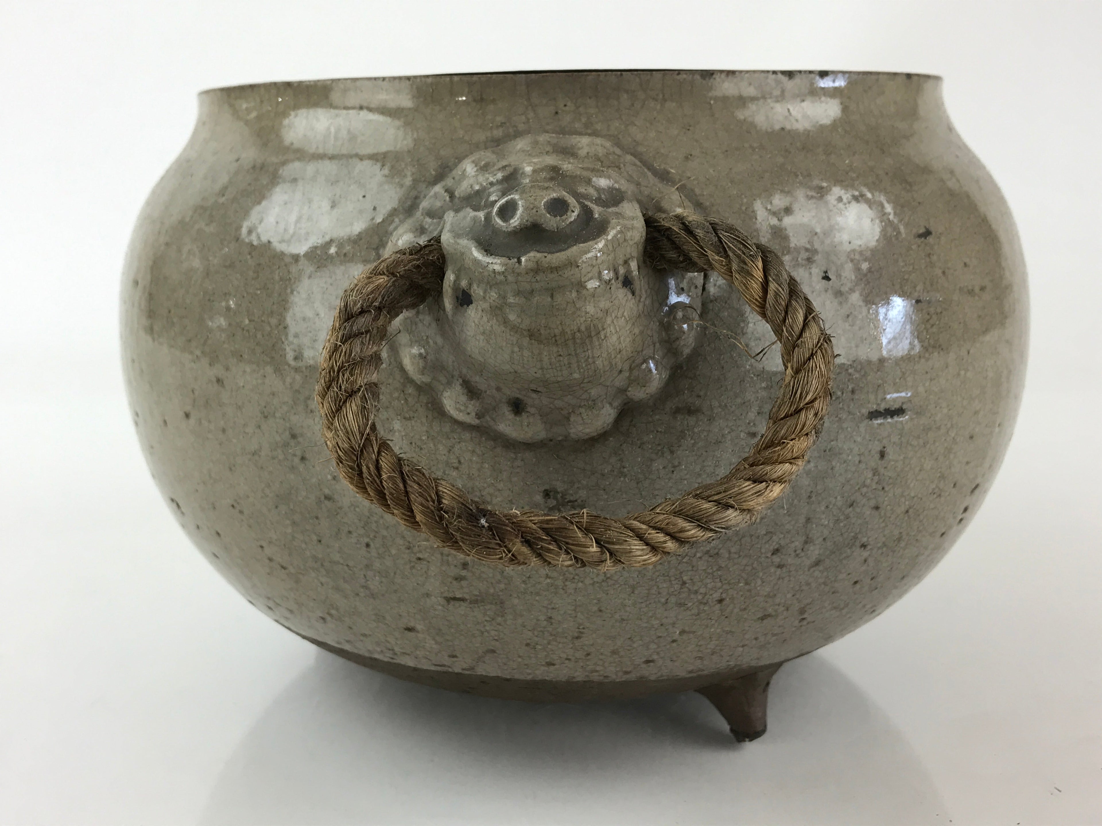 Japanese Ceramic Flower Vase Kabin Vtg Ikebana Flower Arrangement Kado FK33