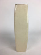 Japanese Ceramic Flower Vase Kutani ware Vtg Kabin Ikebana Arrangement FV931