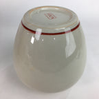 Japanese Ceramic Flower Vase Kutani ware Vtg Kabin Ikebana Arrangement FV933