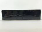 Japanese Ceramic Flower Vase Suiban Vtg Pottery Ikebana Arrangement Black PY174
