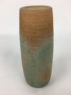 Japanese Ceramic Flower Vase Vtg Kabin Ikebana Arrangement Cylinder FV969