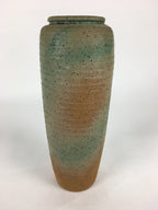 Japanese Ceramic Flower Vase Vtg Kabin Ikebana Arrangement Cylinder FV969