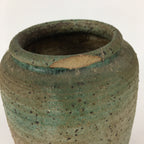 Japanese Ceramic Flower Vase Vtg Kabin Ikebana Arrangement Cylinder FV969