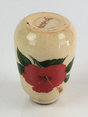 Japanese Ceramic Flower Vase Vtg Kabin Ikebana Arrangement Flower FV997