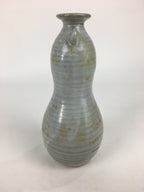 Japanese Ceramic Flower Vase Vtg Kabin Ikebana Arrangement White FV968