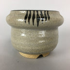 Japanese Ceramic Flower Vase Vtg Pottery Ikebana Arrangement Tsubo PP458