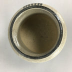Japanese Ceramic Flower Vase Vtg Pottery Ikebana Arrangement Tsubo PP458
