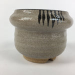 Japanese Ceramic Flower Vase Vtg Pottery Ikebana Arrangement Tsubo PP458