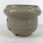 Japanese Ceramic Flower Vase Vtg Pottery Ikebana Arrangement Tsubo PP458