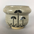 Japanese Ceramic Flower Vase Vtg Pottery Ikebana Arrangement Tsubo PP458