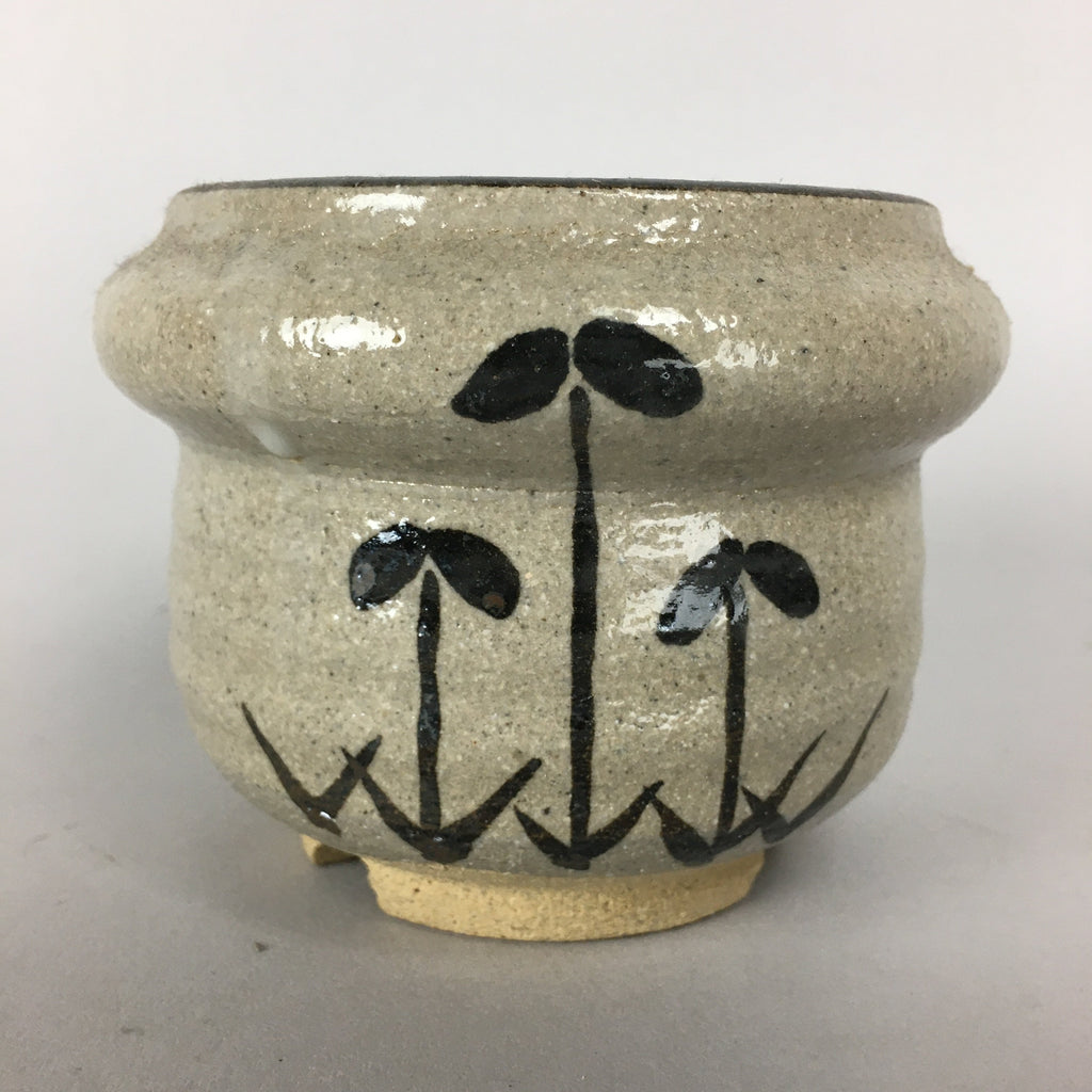 Japanese Ceramic Flower Vase Vtg Pottery Ikebana Arrangement Tsubo PP458