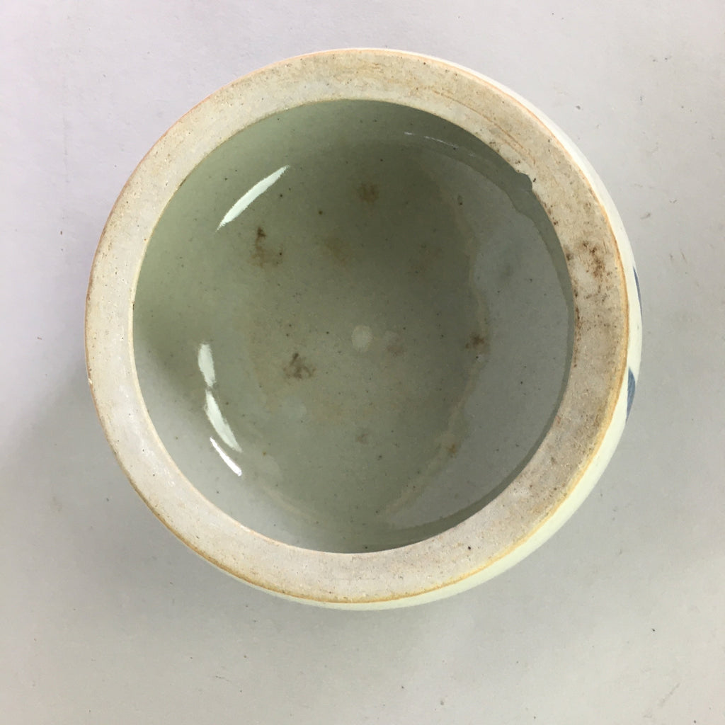 Japanese Ceramic Flower Vase Vtg Pottery Ikebana Flower Arrangement PP480