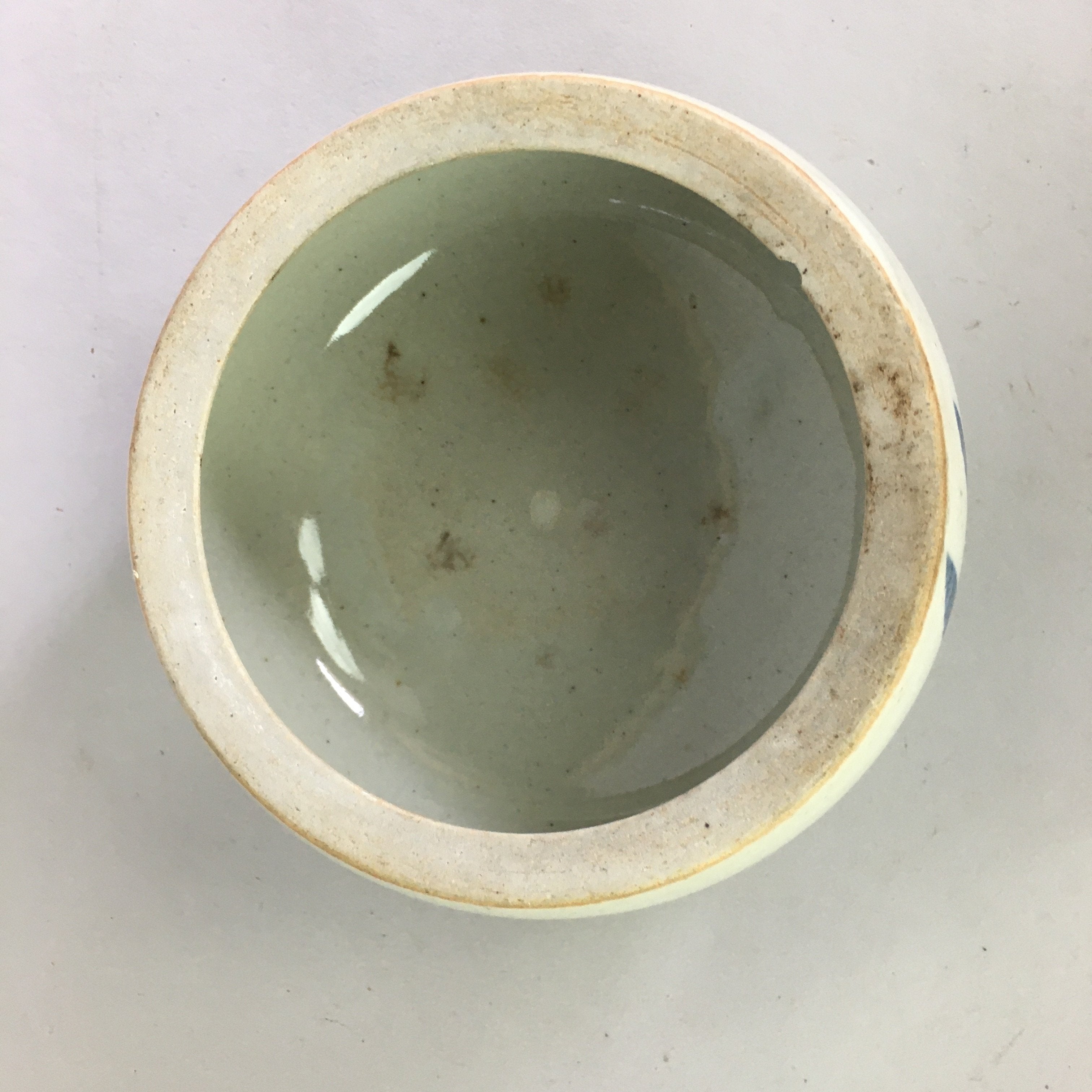 Japanese Ceramic Flower Vase Vtg Pottery Ikebana Flower Arrangement PP480