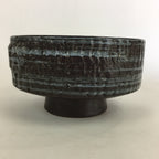 Japanese Ceramic Flower Vase Vtg Pottery Suiban Ikebana Arrangement PP719