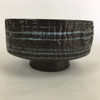 Japanese Ceramic Flower Vase Vtg Pottery Suiban Ikebana Arrangement PP719