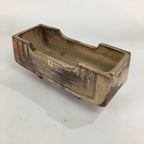 Japanese Ceramic Flower Vase Vtg Pottery Suiban Ikebana Arrangement PP752