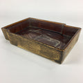 Japanese Ceramic Flower Vase Vtg Pottery Suiban Ikebana Arrangement PP753