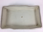 Japanese Ceramic Flower Vase Vtg Pottery Suiban Ikebana Arrangement PP754