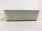 Japanese Ceramic Flower Vase Vtg Pottery Suiban Ikebana Arrangement PP754