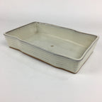 Japanese Ceramic Flower Vase Vtg Pottery Suiban Ikebana Arrangement PP754