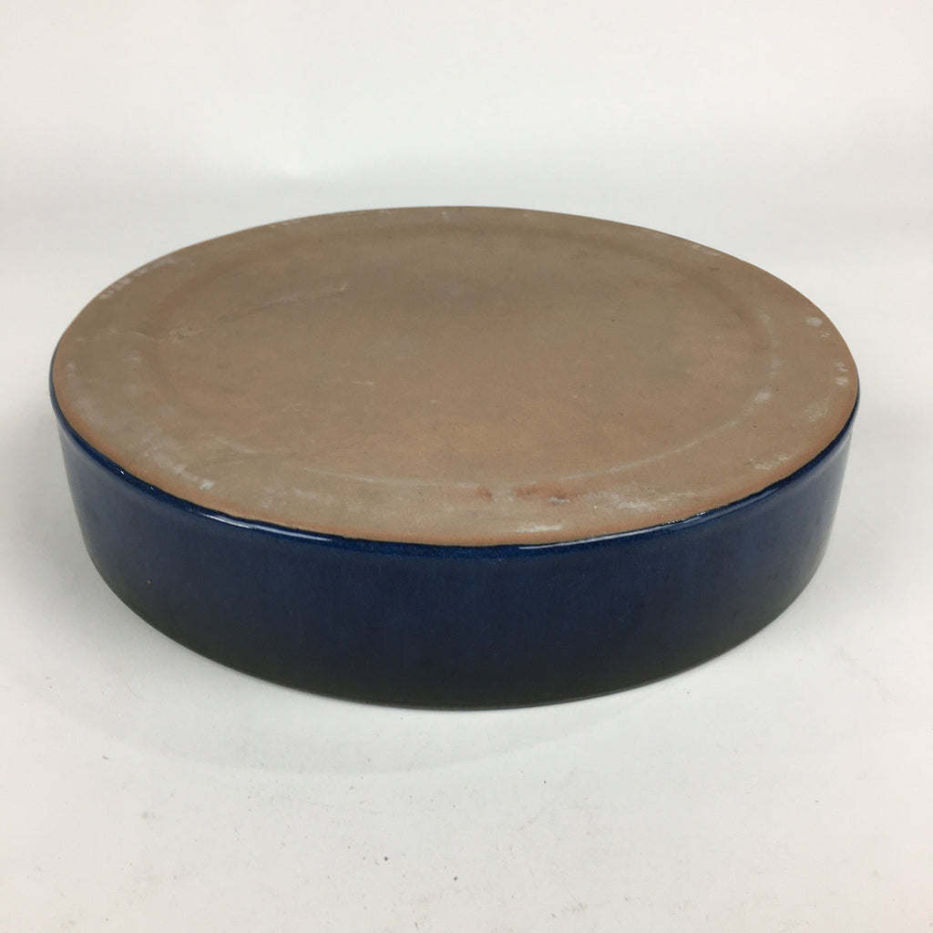 Japanese Ceramic Flower Vase Vtg Pottery Suiban Ikebana Arrangement PP755