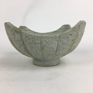 Japanese Ceramic Flower Vase Vtg Pottery Suiban Ikebana Arrangement PP757