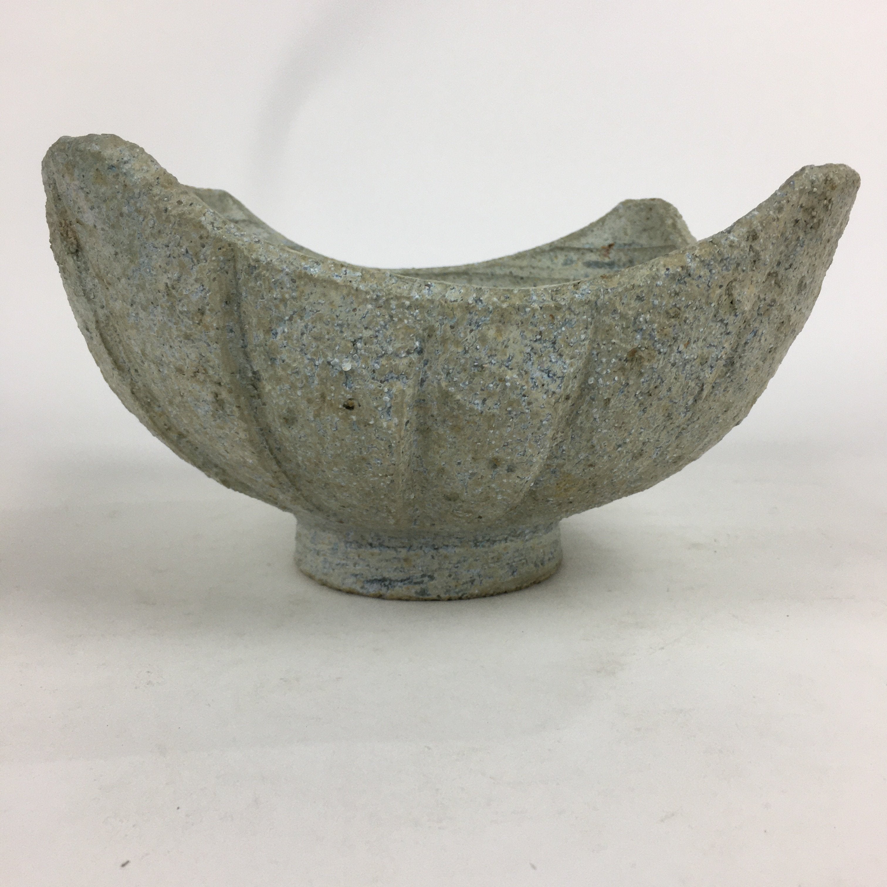 Japanese Ceramic Flower Vase Vtg Pottery Suiban Ikebana Arrangement PP757