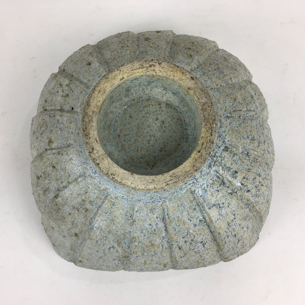 Japanese Ceramic Flower Vase Vtg Pottery Suiban Ikebana Arrangement PP