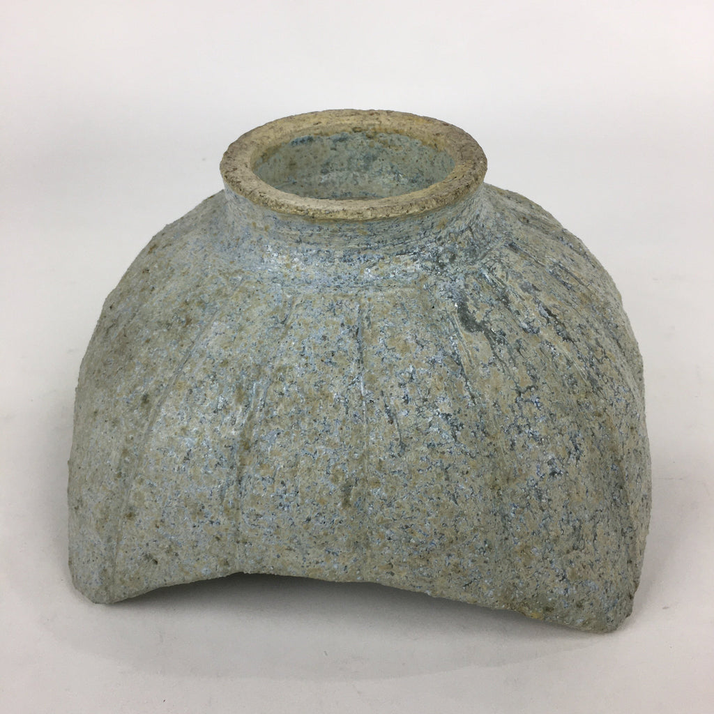 Japanese Ceramic Flower Vase Vtg Pottery Suiban Ikebana Arrangement PP757