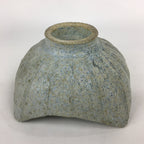 Japanese Ceramic Flower Vase Vtg Pottery Suiban Ikebana Arrangement PP757