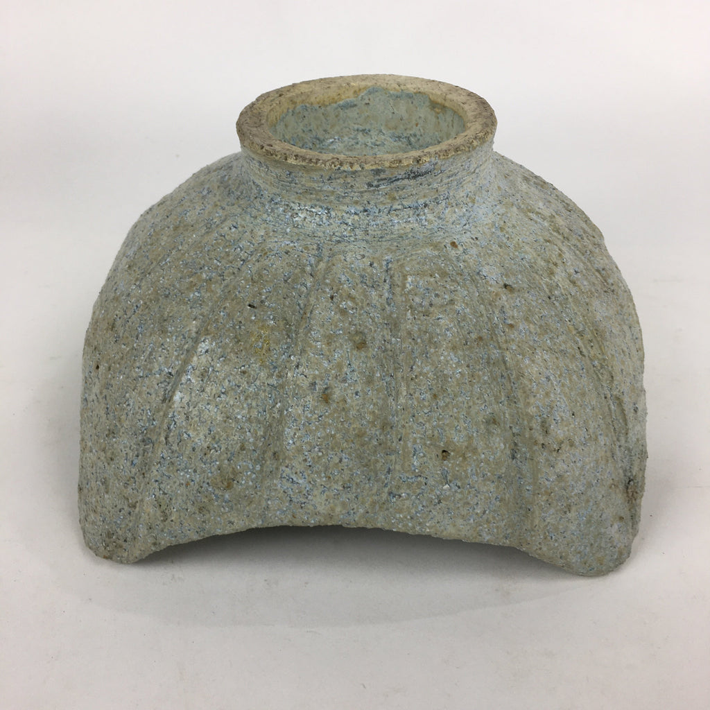 Japanese Ceramic Flower Vase Vtg Pottery Suiban Ikebana Arrangement PP757