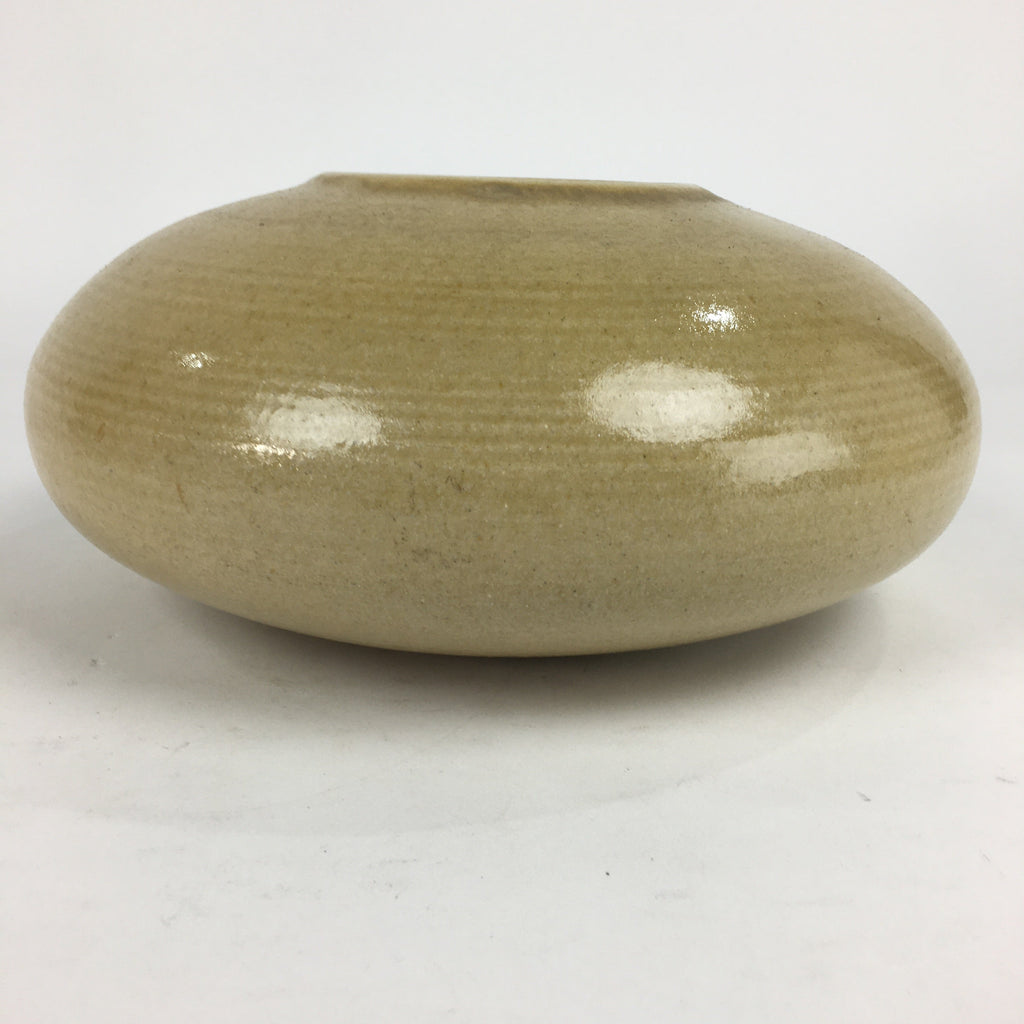 Japanese Ceramic Flower Vase Vtg Pottery Suiban Ikebana Arrangement PP859