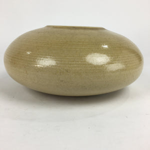 Japanese Ceramic Flower Vase Vtg Pottery Suiban Ikebana Arrangement PP859