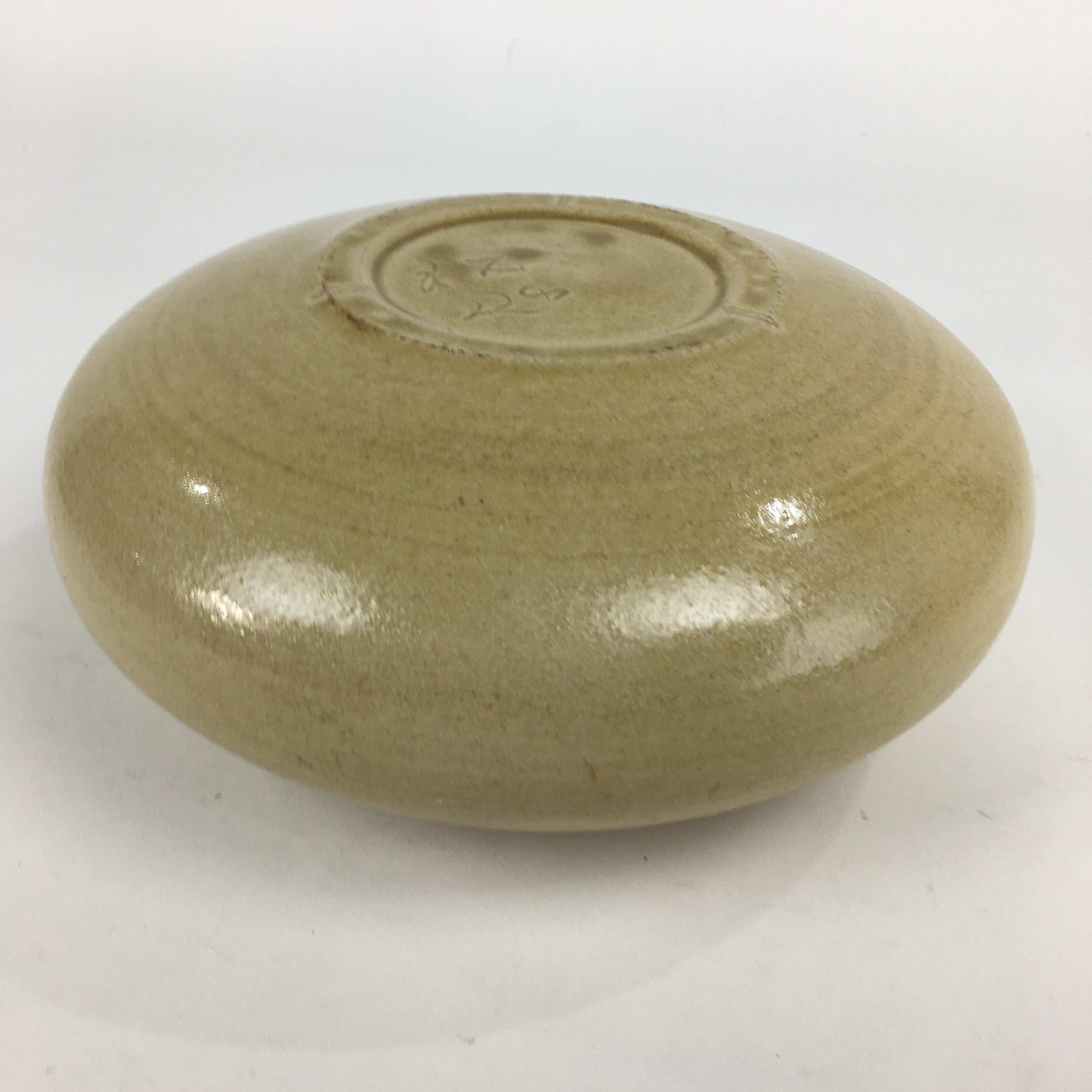 Japanese Ceramic Flower Vase Vtg Pottery Suiban Ikebana Arrangement PP859