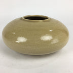 Japanese Ceramic Flower Vase Vtg Pottery Suiban Ikebana Arrangement PP859