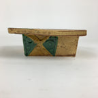 Japanese Ceramic Flower Vase Vtg Pottery Suiban Ikebana Arrangement PP891