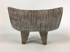 Japanese Ceramic Flower Vase Vtg Pottery Suiban Ikebana Arrangement PP966