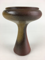 Japanese Ceramic Flower Vase Vtg Pottery Suiban Ikebana Arrangement PY124