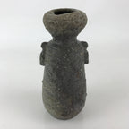 Japanese Ceramic Flower Vase Vtg Rough Surface Kabin Ikebana Arrangement FK23