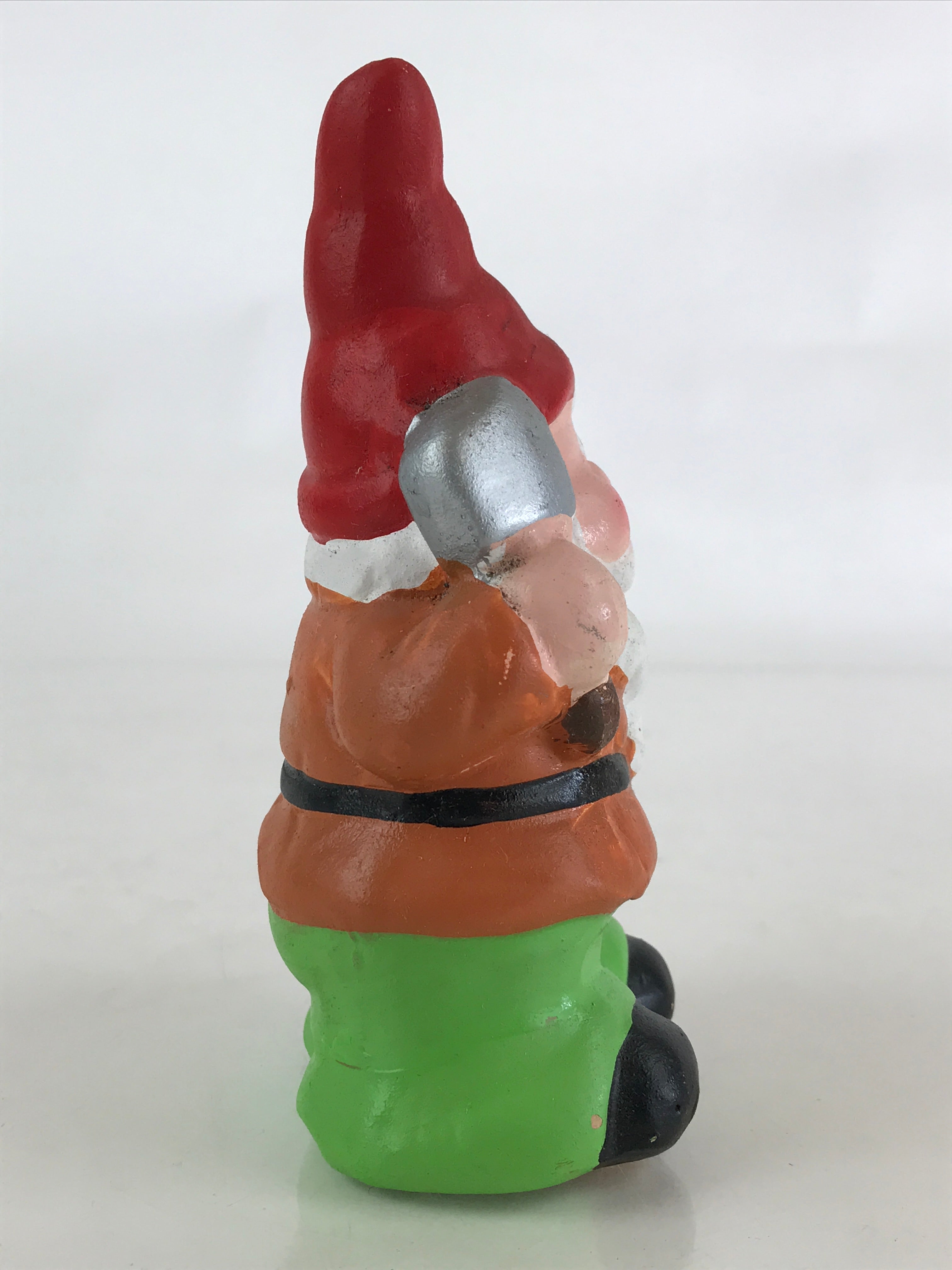 Japanese Ceramic Garden Gnome Figurine Small Dwarf Statue Vtg Decoration JK471