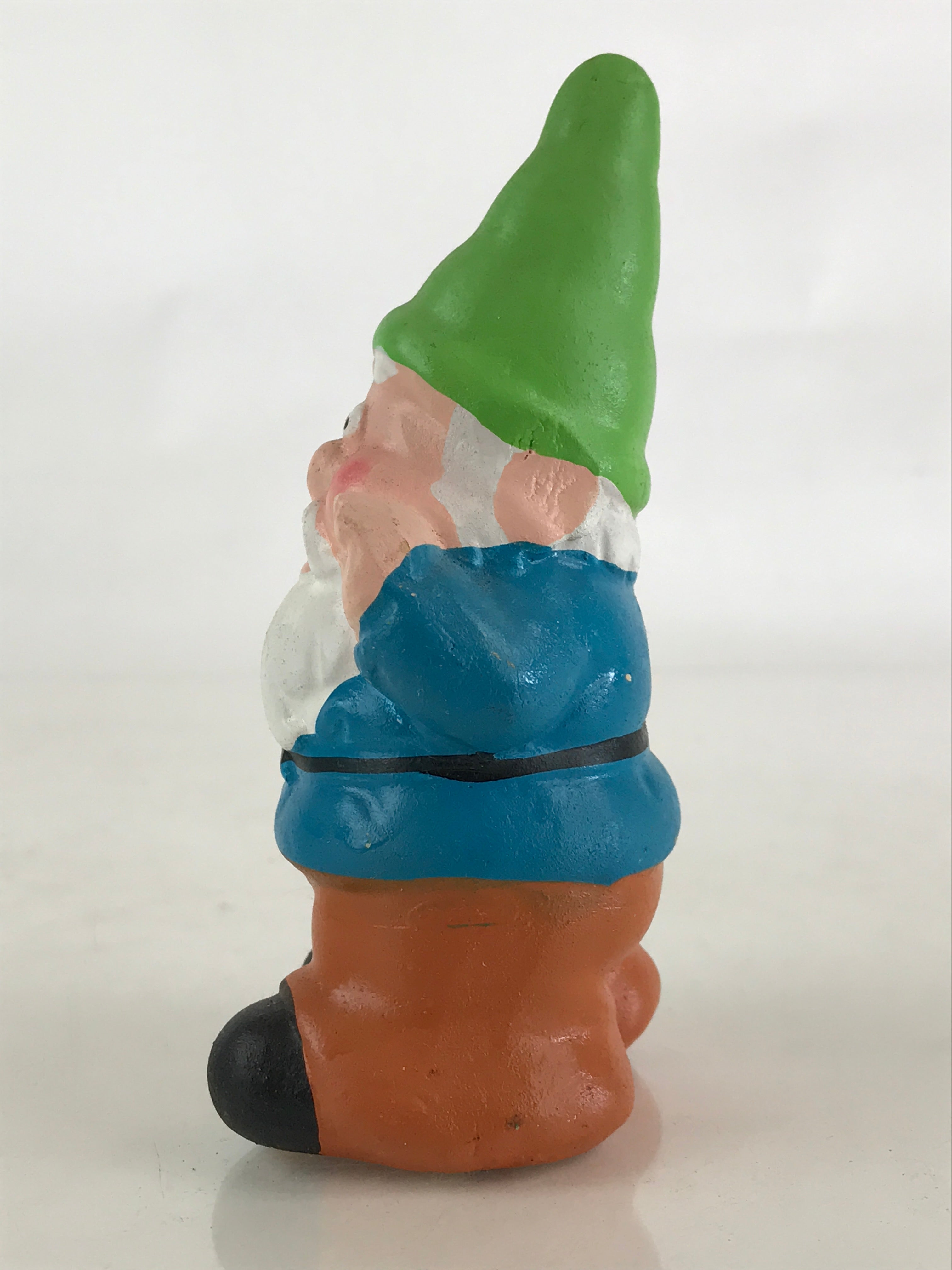 Japanese Ceramic Garden Gnome Figurine Small Dwarf Statue Vtg Decoration JK472